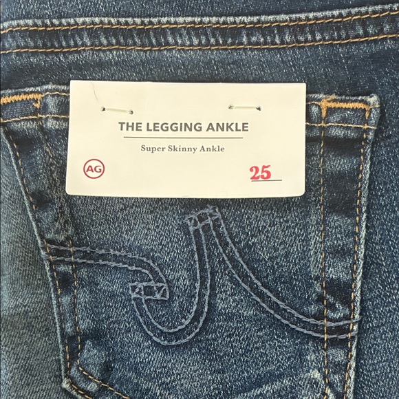 AG Adriano Goldschmied Indigo Cropped Jeans - Picture 2 of 3